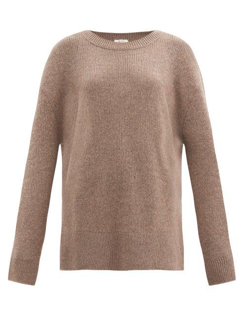 Matchesfashion.com The Row - Braulia Cashmere Sweater - Womens - Light Brown