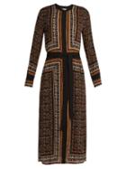 A.l.c. Isaacs Scarf-print Silk Dress