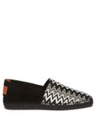 Matchesfashion.com Castaer - X Missoni Pablo Zigzag Cotton Canvas Espadrilles - Mens - Multi