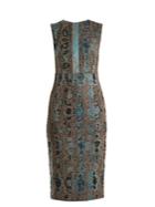 Carl Kapp Viktoria Snakeskin-effect Jacquard Dress