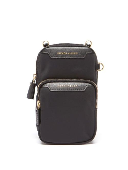 Anya Hindmarch - Essentials Recycled-canvas Cross-body Bag - Womens - Black