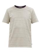 Matchesfashion.com Frame - Striped Cotton Jersey T Shirt - Mens - White Multi