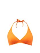 Ladies Beachwear Eres - Gang Halterneck Bikini Top - Womens - Orange