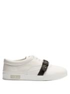 Miu Miu Buckle-strap Low-top Leather Trainers