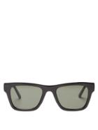 Matchesfashion.com Le Specs - Le Phoque Square Sunglasses - Womens - Black