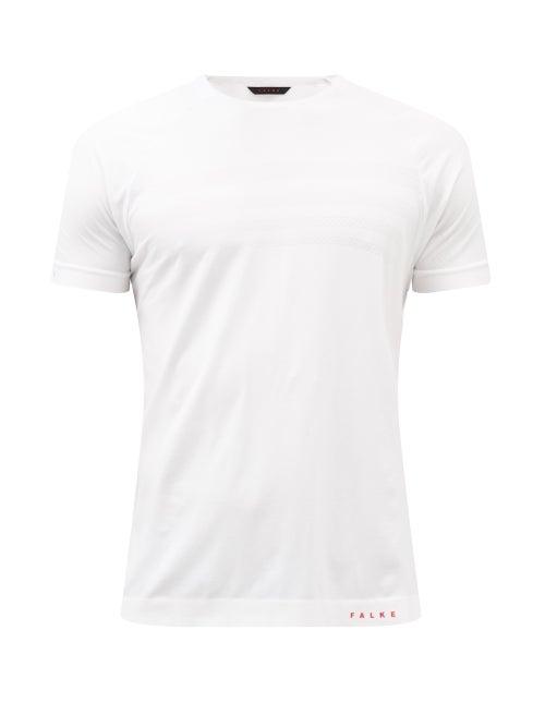 Falke Ess - Core Speed Technical-jersey T-shirt - Mens - White