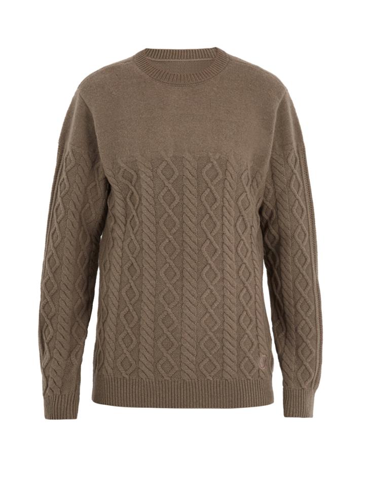 Adidas Originals By Wings + Horns Crew-neck Cable-knit Wool Sweater