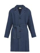 Matchesfashion.com Ditions M.r - Tristan Belted Coat - Mens - Navy