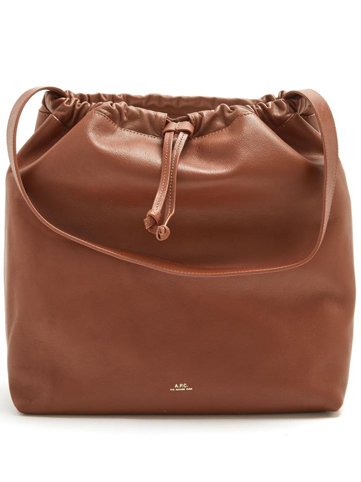 A.p.c. Lena Leather Shoulder Bag