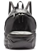 Matchesfashion.com Saint Laurent - Grained Leather Backpack - Mens - Black