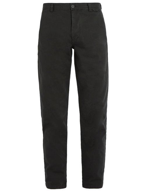 Matchesfashion.com Acne Studios - Isher Cotton Twill Trousers - Mens - Black