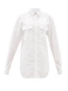 Wardrobe.nyc Wardrobe. Nyc - Release 06 Cotton Mini Shirt Dress - Womens - White