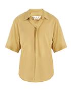 Marni Oversized Semi-sheer Cotton Shirt