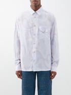 Jacquemus - Mazzou Printed Poplin Shirt - Mens - White Multi