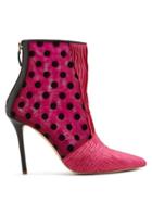 Matchesfashion.com Malone Souliers By Roy Luwolt - X Emanuel Ungaro Charlise Boots - Womens - Pink Multi