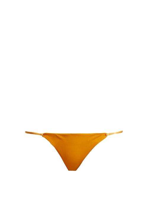 Matchesfashion.com Dos Gardenias - Dreamweaver Bikini Briefs - Womens - Yellow