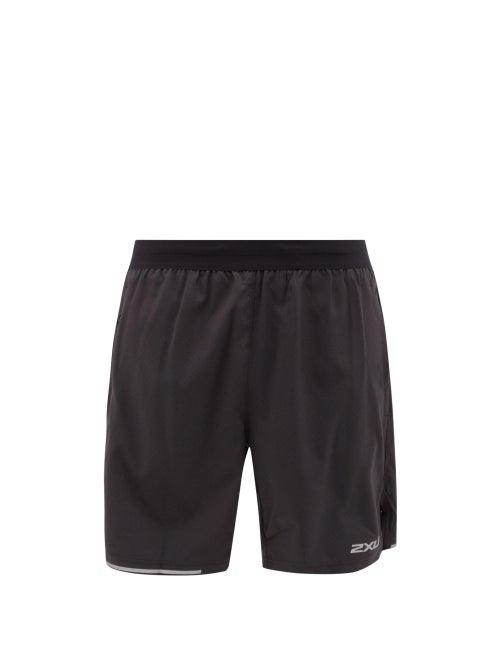 2xu - Aero Logo-print Shell Shorts - Mens - Black