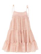 Matchesfashion.com Solid & Striped - The Parker Striped Cotton Mini Dress - Womens - Pink Stripe