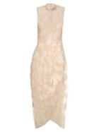 Simone Rocha Bead And Tinsel-embellished Sleeveless Dress