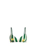Solid & Striped The Bridgette Lemon-print Bikini Top