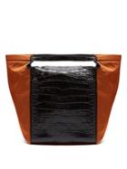 Givenchy Real Trapeze Crocodile-effect Leather Tote