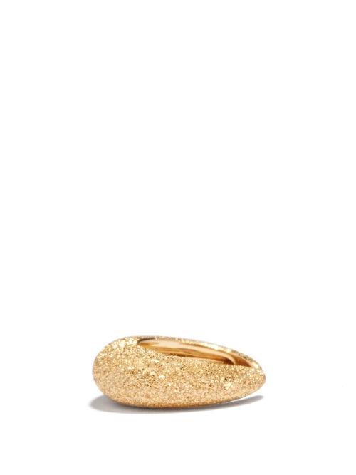 Otiumberg - Diamond Burr 14kt Recycled Gold-vermeil Cuff - Womens - Yellow Gold