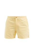 Matchesfashion.com Polo Ralph Lauren - Prepster Cotton-oxford Shorts - Mens - Yellow