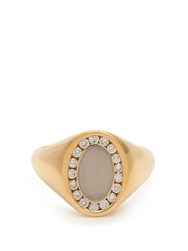 Jessica Biales Diamond & Yellow-gold Ring