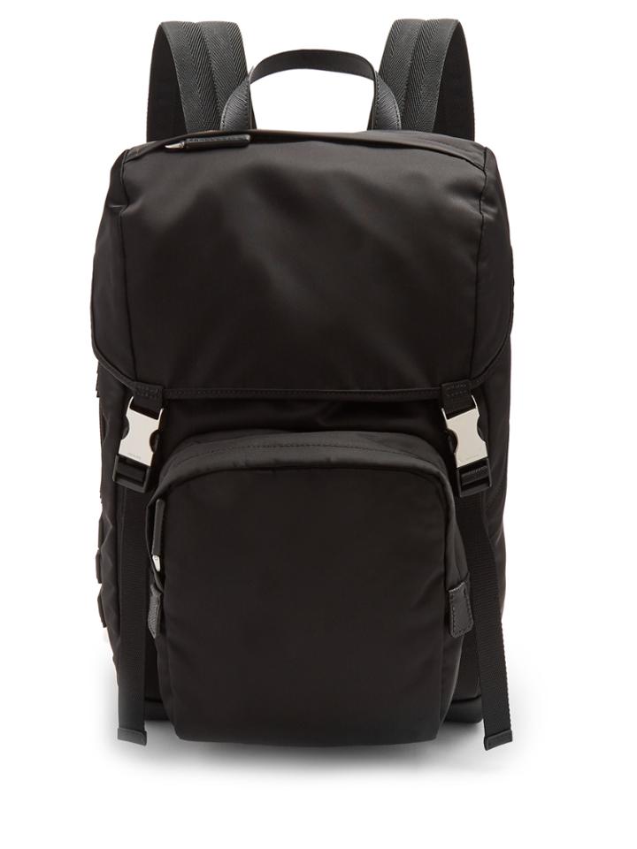 Prada Logo-appliqu Backpack