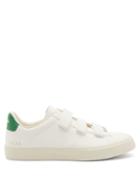 Veja - Recife Leather Trainers - Mens - Green White