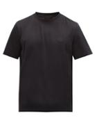 Matchesfashion.com Moncler - Logo-patch Cotton-jersey T-shirt - Mens - Black