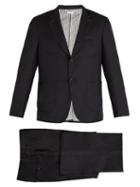 Matchesfashion.com Thom Browne - Contrast Trim Wool Tuxedo - Mens - Black