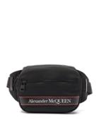 Matchesfashion.com Alexander Mcqueen - Logo-print Canvas Belt Bag - Mens - Black
