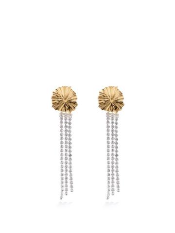 By Alona - Kalani Gold-plated Pendant Earrings - Womens - Gold Multi