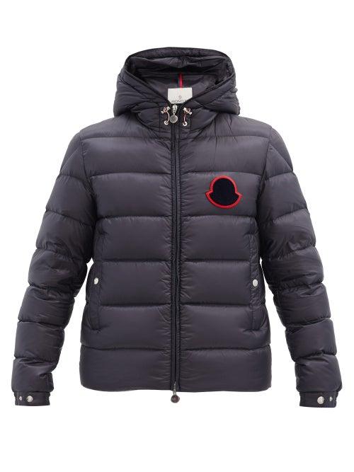 Matchesfashion.com Moncler - Sassiere Quilted-down Hooded Jacket - Mens - Navy