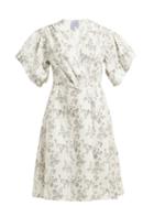 Matchesfashion.com Thierry Colson - Marieke Floral Print Cotton Dress - Womens - Black Multi