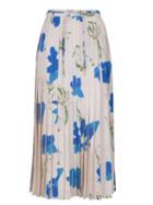Rejina Pyo - Irma Floral-print Pleated Skirt - Womens - Blue Multi