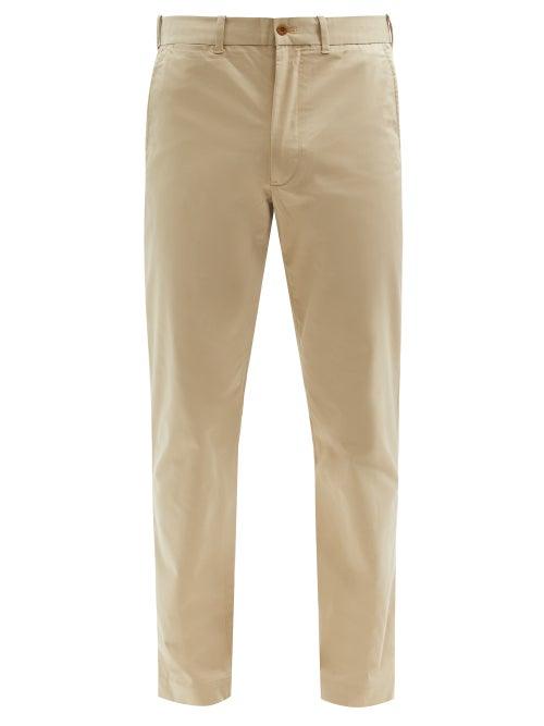 Matchesfashion.com Polo Ralph Lauren - Cotton-blend Twill Straight-leg Chino Trousers - Mens - Beige