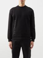 Moncler - Logo-print Cotton-jersey Sweatshirt - Mens - Black