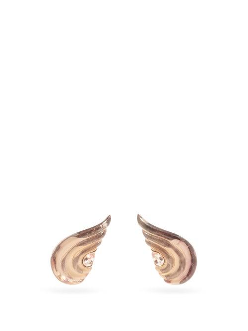 Matchesfashion.com Fernando Jorge - Gleam Morganite & 18kt Rose-gold Clip Earrings - Womens - Rose Gold