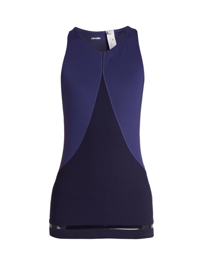 Adidas By Stella Mccartney Contrast-panel Performance Tank Top