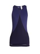 Adidas By Stella Mccartney Contrast-panel Performance Tank Top
