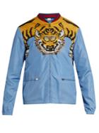 Gucci Tiger-print Shell Bomber Jacket