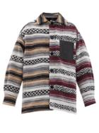 Matchesfashion.com Eye/loewe/nature - Patchwork Cotton-blend Jacquard Jacket - Mens - Multi