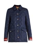 Burberry Westbridge Check-collar Quilted Jacket