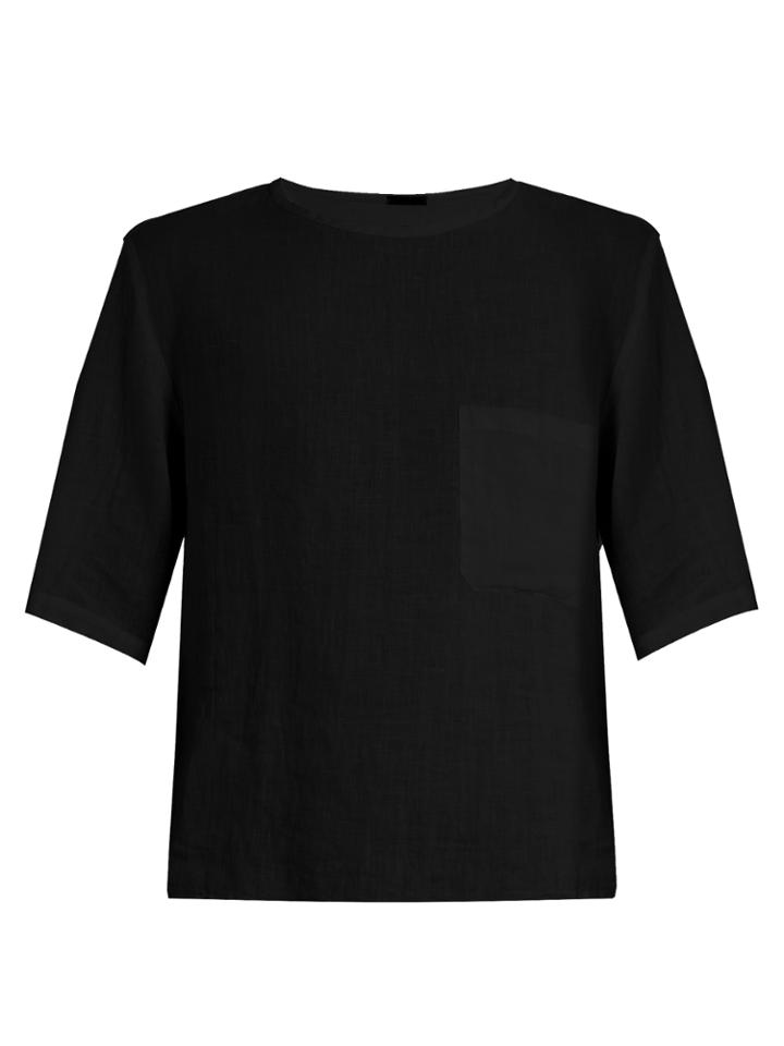 Barena Venezia Crew-neck Cotton-poplin T-shirt