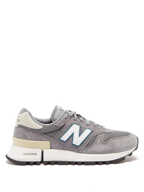 New Balance X Tokyo Design Studio - Rc 1300 Suede And Mesh Trainers - Mens - Grey