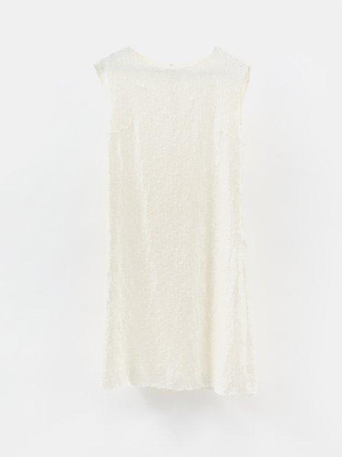 Reluxe - Chanel Sequinned Mini Dress - Womens - White