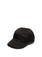 Matchesfashion.com Maison Michel - Tiger Logo Charm Silk Blend Cap - Womens - Black