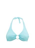 Matchesfashion.com Melissa Odabash - Brussels Underwired Halterneck Bikini Top - Womens - Light Blue